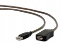 Przedłużacz aktywny USB 10m – High/Low Speed, czarny (UAE-01-10M)