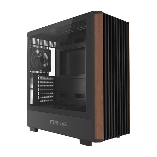 Obudowa komputerowa Foranx WOOD ATX, mATX, Midi Tower, drewno, 4x120mm PWM