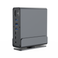 Adapter USB-C HUB 15w1 Stacja Dokująca 2x HDMI 4K 60Hz DP LAN PD 100W