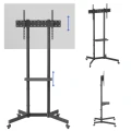 Podłogowy Stojak pod telewizor mobilny na kółkach 37"–70" VESA  – TVS-70T-01