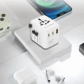 Adapter gniazda  PODRÓŻNY USA UK EU AU USB-C PD 20W GaN Ładowarka