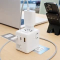 Adapter gniazda  PODRÓŻNY USA UK EU AU USB-C PD 20W GaN Ładowarka