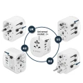 Adapter gniazda PODRÓŻNY USA UK EU AU USB-C PD 15W GaN Ładowarka