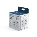 Adapter gniazda PODRÓŻNY USA UK EU AU USB-C PD 15W GaN Ładowarka
