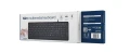 Klawiatura USB Przewodowa Slim Niski Profil USB + USB-C