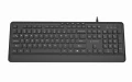 Klawiatura USB Przewodowa Slim Niski Profil USB + USB-C