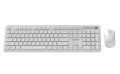 Bezprzewodowy zestaw klawiatura + mysz Slim QWERTY 2.4G biały