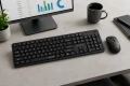 Bezprzewodowa klawiatura i mysz wireless USB 2.4GHz Silent Key Pro Gembird