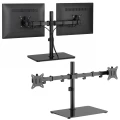 Stojak biurkowy na dwa monitory 17 - 32 do 9kg VESA uchwyt stojący MS-D2ST-01.png