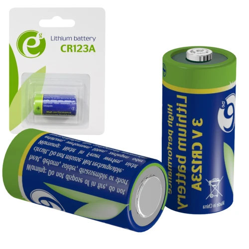 Bateria litowa 3V CR123 Energenie do aparatu lampy