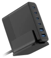 Wieloportowa ładowarka GaN 75W 4x USB-C PD 2x USB-A QC do smartfonów, tabletów i akcesoriów
