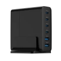 Wieloportowa ładowarka GaN 75W 4x USB-C PD 2x USB-A QC do smartfonów, tabletów i akcesoriów