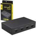 Splitter HDMI 4K 1x4 Rozdzielacz HDMI na 4 TV Monitory Projektory UHD 30Hz