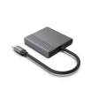 Adapter USB-C do HDMI + DisplayPort 4K 60Hz Hub USB Typ C Dual Monitor DP HDMI