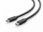 Kabel USB-C USB 3.1 Typ C 1m 60W Szybkie Ładowanie Transfer 10Gb/s Czarny