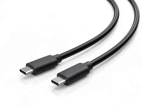 Kabel USB-C USB 3.1 Typ C 1m 60W Szybkie Ładowanie Transfer 10Gb/s Czarny