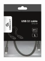 Kabel USB-C USB 3.1 Typ C 1m 60W Szybkie Ładowanie Transfer 10Gb/s Czarny