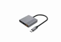 Adapter USB-C 3w1 HDMI 4K 60Hz USB 3.2 PD 90W Hub USB-C