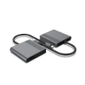 Adapter USB-C 3w1 Hub USB-C 2x HDMI 4K USB 3.2 PD 85W Szary