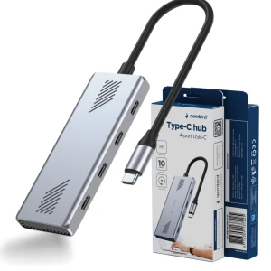 Hub USB-C  na 4x USB C USB 3.2 Gen 2 10 Gb/s Rozdzielacz USB-C Gembird