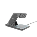 Stacja Ładowania Bezprzewodowa 3w1 15W do Samsung Watch Telefon TWS USB-C