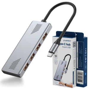 Hub USB-C na 4x USB-A USB 3.2 Gen 2 (10 Gb/s) Rozgałęźnika USB Gembird