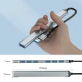 Hub 7x USB 3.2 5Gb/s USB-A USB-C rozdzielacz do laptopa SLIM