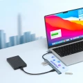 Hub 7x USB 3.2 5Gb/s USB-A USB-C rozdzielacz do laptopa SLIM