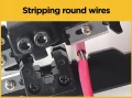 ZACISKACZ ZACISKARKA UNIWERSALNA DO WTYKÓW SIECIOWYCH LAN RJ45 RJ12 RJ11 + 50x wtyk sieciowy RJ45 8P8C UTP Z PROWADNICĄ PRZELOTOWE