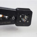 Uniwersalna Modułowa Zaciskarka wtyków RJ45 / RJ12 / RJ11 LAN + 50 sztuk wtyków RJ45 przelotowych