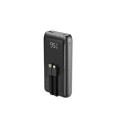 Powerbank 20000mAh 20W PD QC 3.0 LCD USB-C Zintegrowane Kable USB-C Lightning