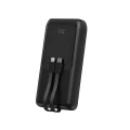 Powerbank 20000mAh 20W PD QC 3.0 LCD USB-C Zintegrowane Kable USB-C Lightning