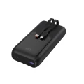 Powerbank 20000mAh 20W PD QC 3.0 LCD USB-C Zintegrowane Kable USB-C Lightning