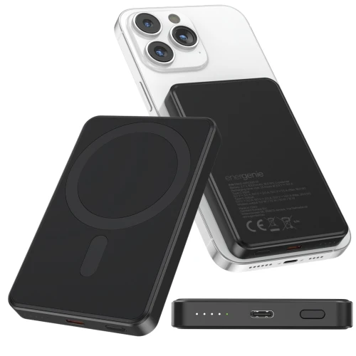 Bezprzewodowy Powerbank magnetyczny 10000mAh 15W MagSafe USB-C PD 20W