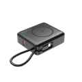 Powerbank 10000mAh 20W PD Bezprzewodowy 15W LCD  z Kablem USB-C
