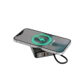 Powerbank 10000mAh 20W PD Bezprzewodowy 15W LCD  z Kablem USB-C