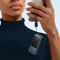 Powerbank 10000mAh 20W PD QC 3.0 Szybkie Ładowanie LCD USB-C Szary