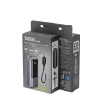 Powerbank 10000mAh 20W PD QC 3.0 Szybkie Ładowanie LCD USB-C Szary