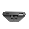 Powerbank 10000mAh 20W PD QC 3.0 LCD z kablami USB-C + Lightning do iphone