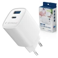 Ładowarka sieciowa 45W USB-C USB-A PD QC 3.0 szybkie ładowanie