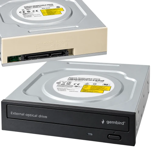 Wewnętrzna nagrywarka DVD CD SATA 5,25" DVD-SATA-01  S-ATA do PC 8/12 cm