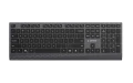 Klawiatura USB Przewodowa Slim Niski Profil USB + USB-C czarny